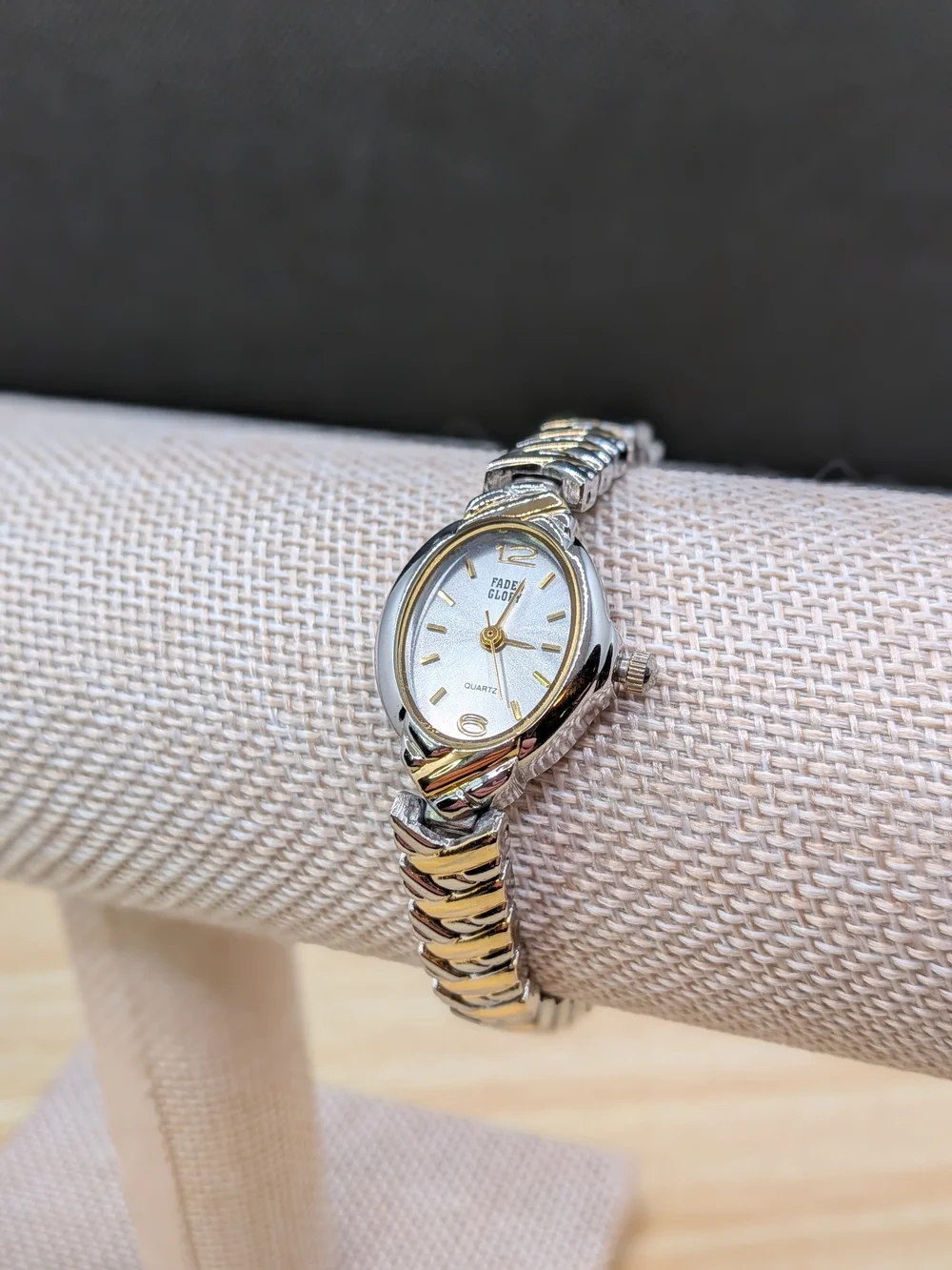 Two-Tone Bracelet Watch - Faded Glory Quartz (Silver & Gold)